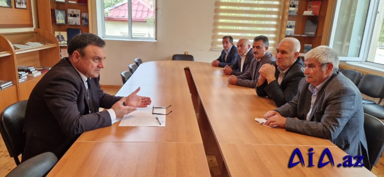 Millət vəkili Rövşən Muradov Ağcabədi rayonunda vətəndaş qəbulu keçirdi