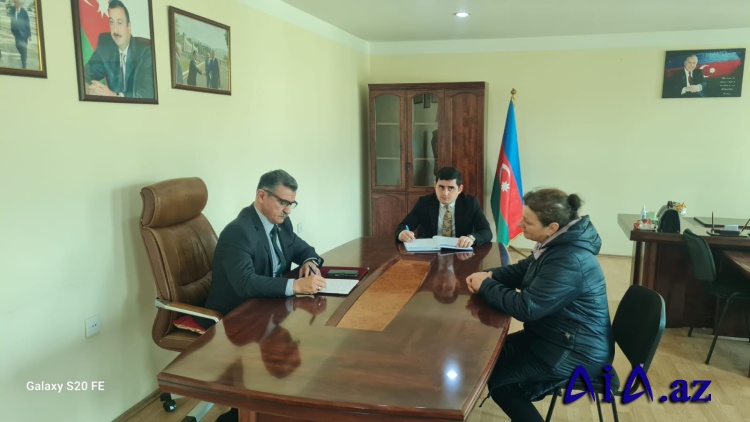 Millət vəkili Novruzəli Aslanov İsmayıllıda vətəndaşların növbəti qəbulunu keçirib