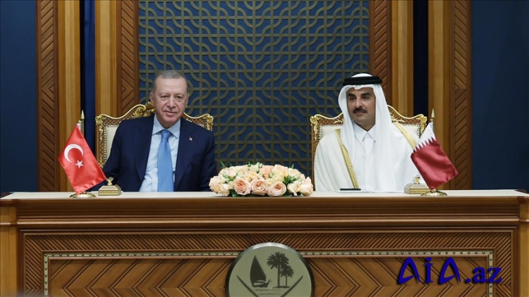 Türkiyə ilə Qətər arasında ortaq bəyannamə və müqavilələr imzalanıb