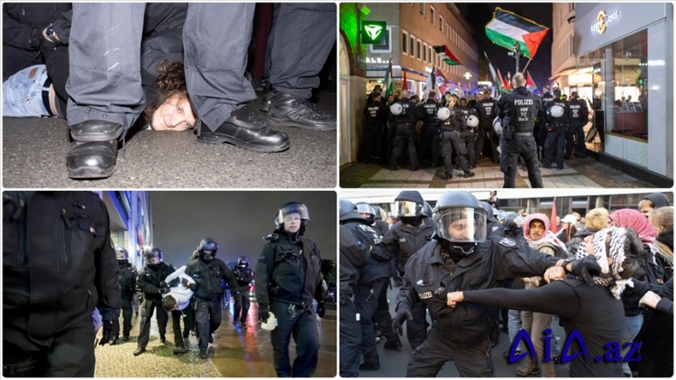 BMT məruzəçiləri Almaniyada Fələstin tərəfdarı etirazlara qarşı zorakılıq və repressiyalara reaksiya verib