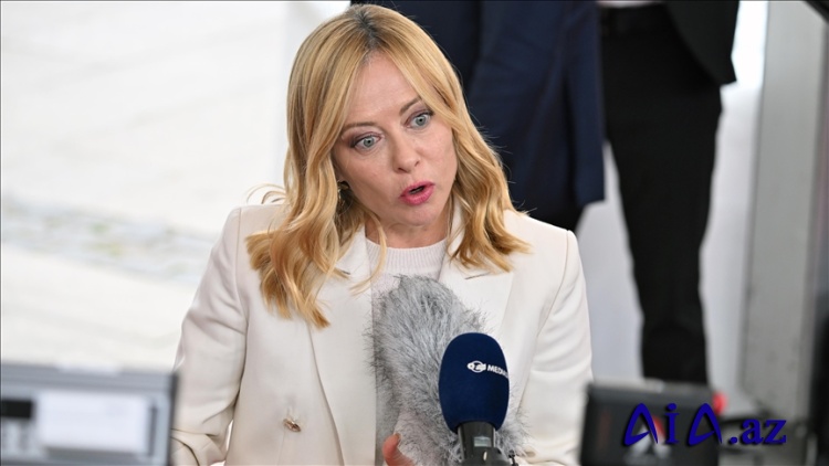 İtaliyanın baş naziri Meloni Fələstin dövlətinin tanınması üçün şərtləri açıqlayıb
