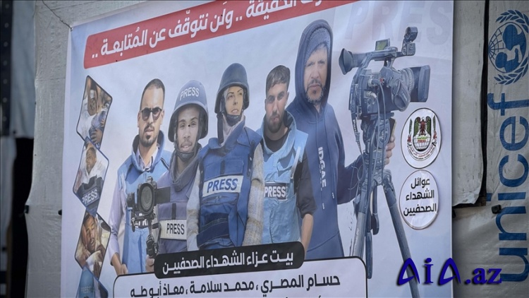 İsrailin Qəzzaya hücumları nəticəsində ölən jurnalistlərin sayı 254-ə yüksəlib