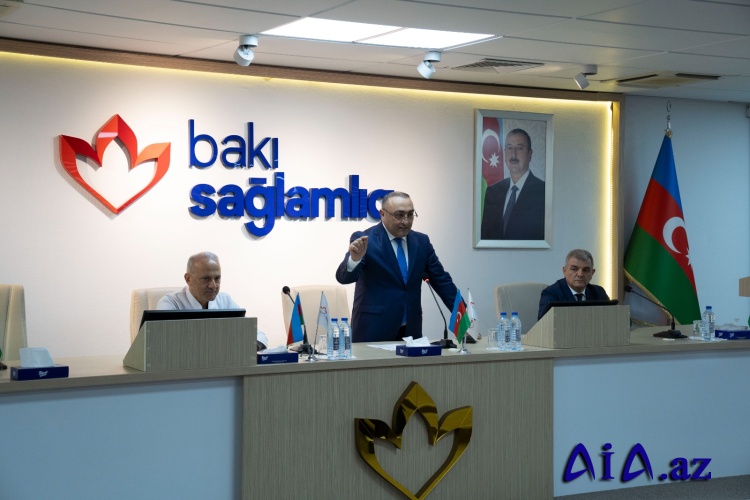 8 Noyabr – Zəfər Günü ilə əlaqədar Bakı Sağlamlıq Mərkəzində tədbir keçirilib.