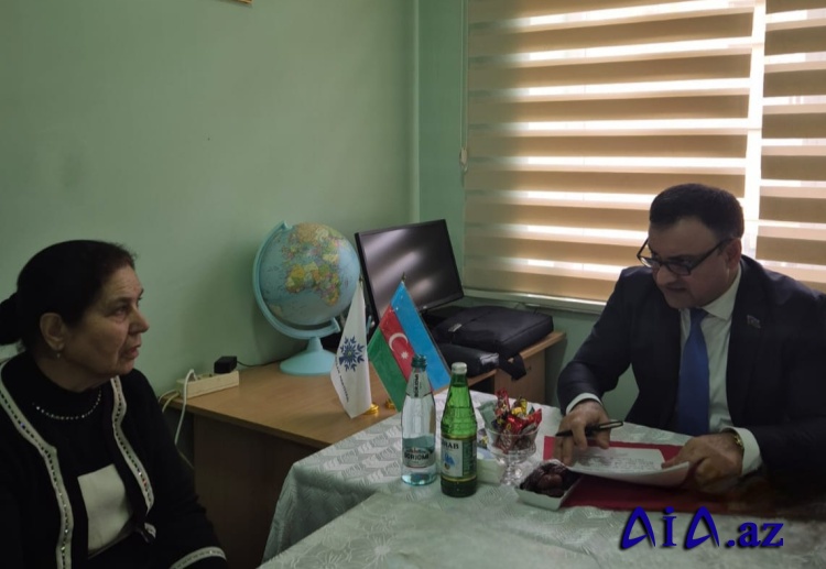 Milli Məclisin deputatı Rövşən Muradov səyyar qəbul keçirib