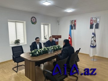 Milli Məclisin deputatı Mahir Süleymanlı seçiciləri ilə görüşüb