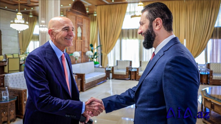 Suriya Prezidenti Şara ABŞ-ın Suriya üzrə xüsusi nümayəndəsi Barrakı qəbul edib