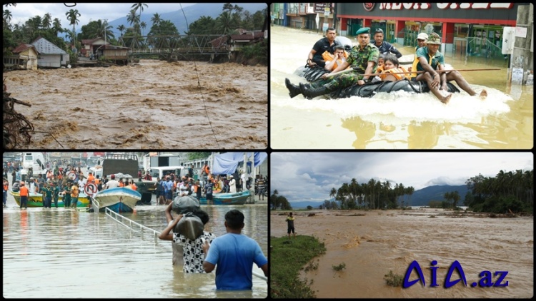 İndoneziya, Şri-Lanka, Tayland və Malayziyada daşqınlar nəticəsində 1400-dən çox insan həlak olub
