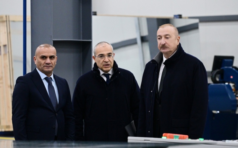 İlham Əliyev Sumqayıtda açılışda iştirak etdi -