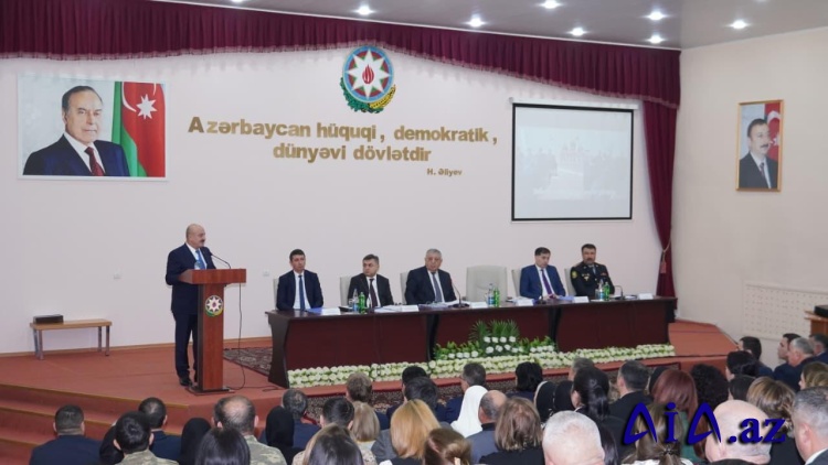 Zaqatalada 2025-ci ilin yekunları və qarşıda duran vəzifələrə həsr olunan hesabat yığıncağı keçirilib