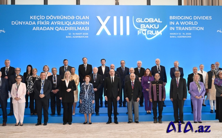 İlham Əliyev XIII Qlobal Bakı Forumunda