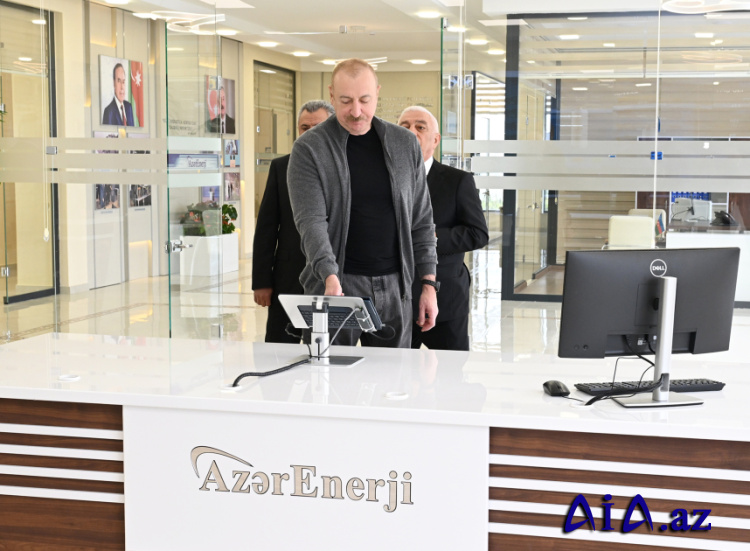 Prezident açılışda - FOTOLAR