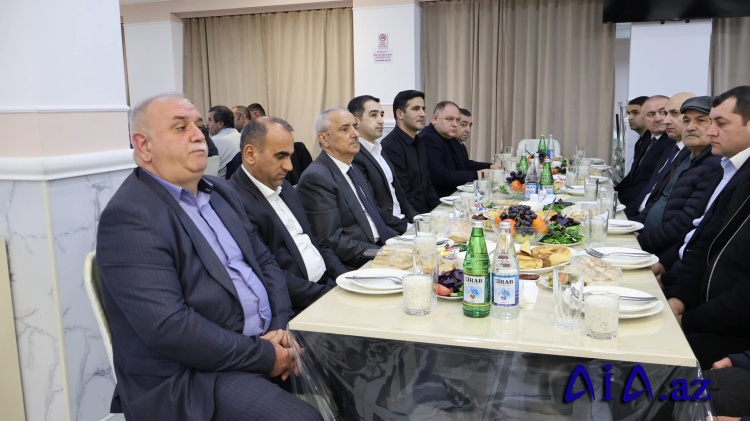 Qusar rayonunda iftar süfrəsi təşkil edilib