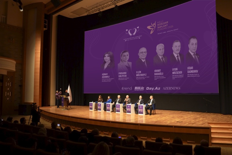 "Milli Koxlear İmplant Forumu 2026" adlı tədbir keçirilib -Fotolar