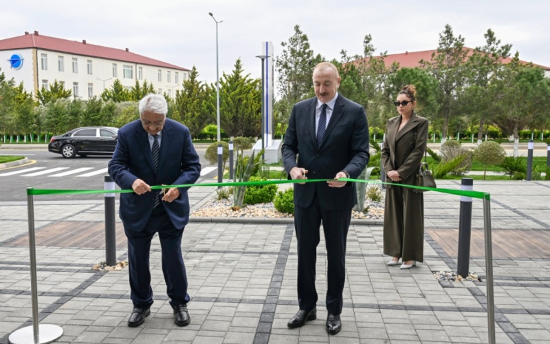 Prezident Milli Aviasiya Akademiyasında açılış etdi -
