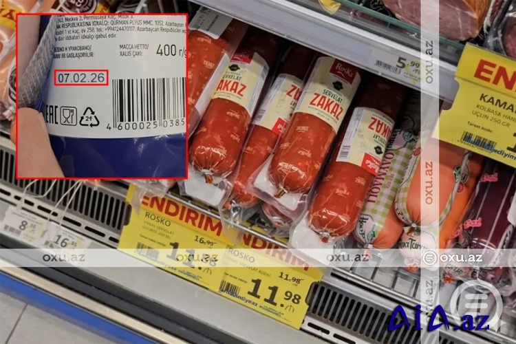 Supermarketdən ŞİKAYƏT: