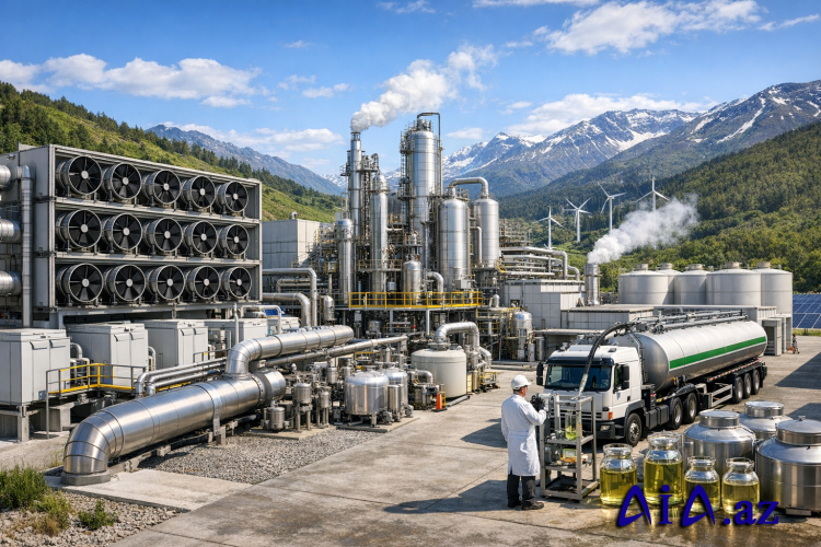 Dünyada ilk dəfə karbonu havadan toplayıb yanacağa çevirən zavod tam gücü ilə işə başladı