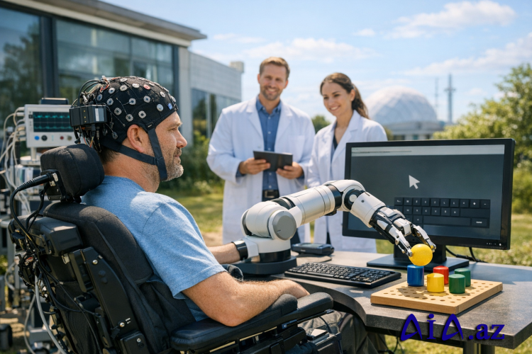 Yeni texnologiya ilə insan beyni ilə cihazlar arasında birbaşa əlaqə real sınaqlarda uğur qazandı