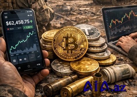 Müharibə kriptovalyutanı dəyişdirdi - rəqəmsal pullar yeni “təhlükəsiz zona”ya çevrilir