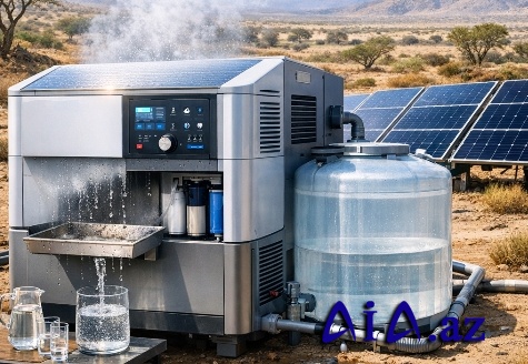 Su qıtlığı problemini həll edən atmosfer generatorları sınaqdan keçirilir — havadan içməli su istehsalı başlayır