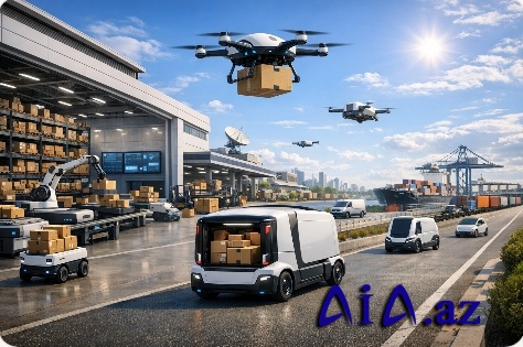 Qlobal logistika sistemlərində avtomatlaşdırılmış çatdırılma şəbəkələri qurulur — insan iştirakı azalır