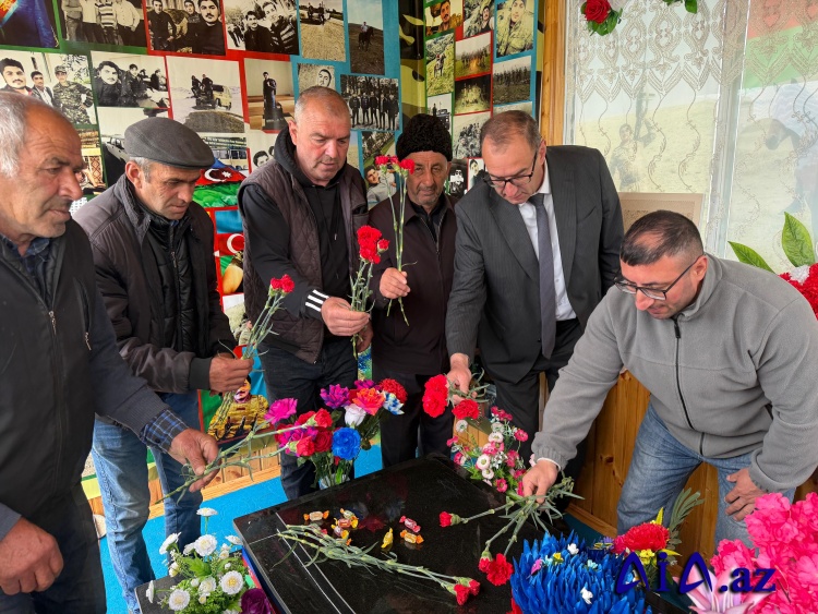 Şəhid Məmmədov Yasin İman oğlunun doğum günü münasibətilə məzarı ziyarət ediilib