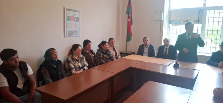 YAP Gədəbəy rayon təşkilatınən Çaldaş kənd ƏPT-də maarifləndirici görüş keçirildi
