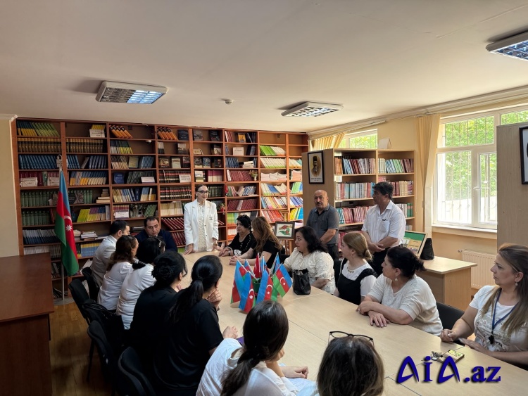 YAP Nərimanov rayon təşkilatının Ərazi Partiya Təşkilatında üzvlərlə görüş  keçirilib