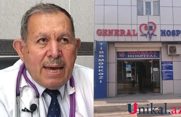 Nazirlik saxta sağlamlıq arayışı verən "General Hospital"ın lisenziyasını ləğv etdi