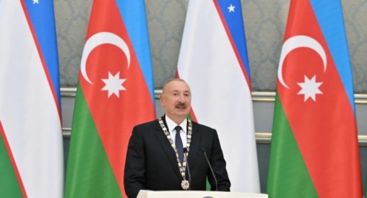 İlham Əliyev: Dünyada Qarabağın bərpasında Azərbaycana ilk kömək edən ölkə Özbəkistandır