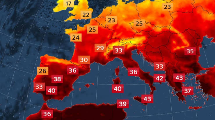 Avropa qeyri-adi sınaq qarşısında - yüksək hərarət, su qıtlığı, enerji çatışmazlığı...