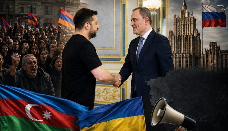 Zelenski Bayramovu qəbul etdi, İrəvanda etiraz başladı – “Rusiya cavab versin”