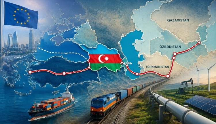 Xəzərin iki sahilində yeni güc xətti: Azərbaycan Mərkəzi Avrasiyanın əsas bağlantı mərkəzinə çevrilir