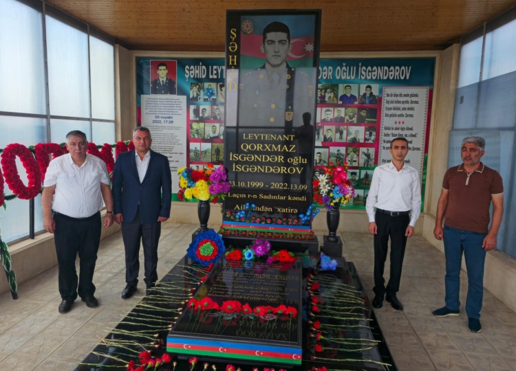 Şəhid Qorxmaz İsgəndərovun xatirəsi ehtiramla anılıb