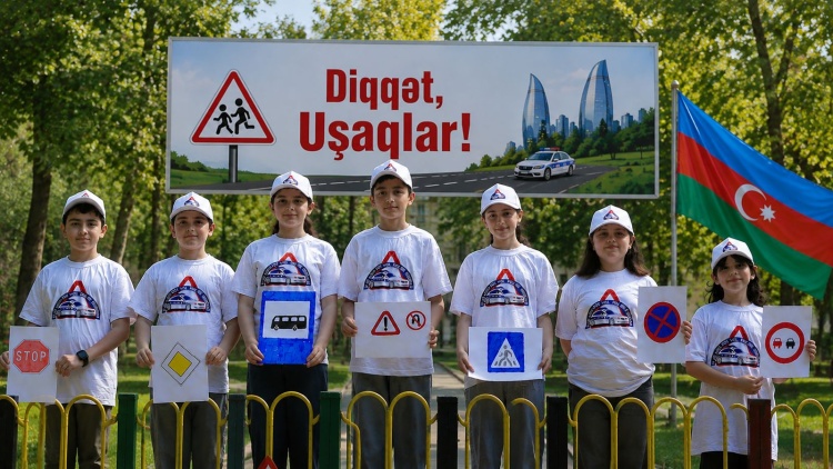 Azərbaycanda “Diqqət, uşaqlar!” Təhlükəsizlik Aylığı Keçiriləcək