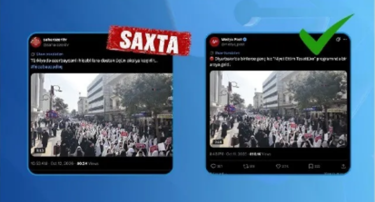 İran telekanalı Türkiyədəki görüntüləri Azərbaycanla əlaqələndirdi – Rəsmi açıqlama
