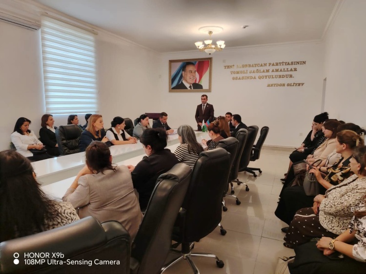 YAP-ın VIII Qurultayından irəli gələn məsələlərlə bağlı YAP Mingəçevir şəhər təşkilatı tədbir keçirib